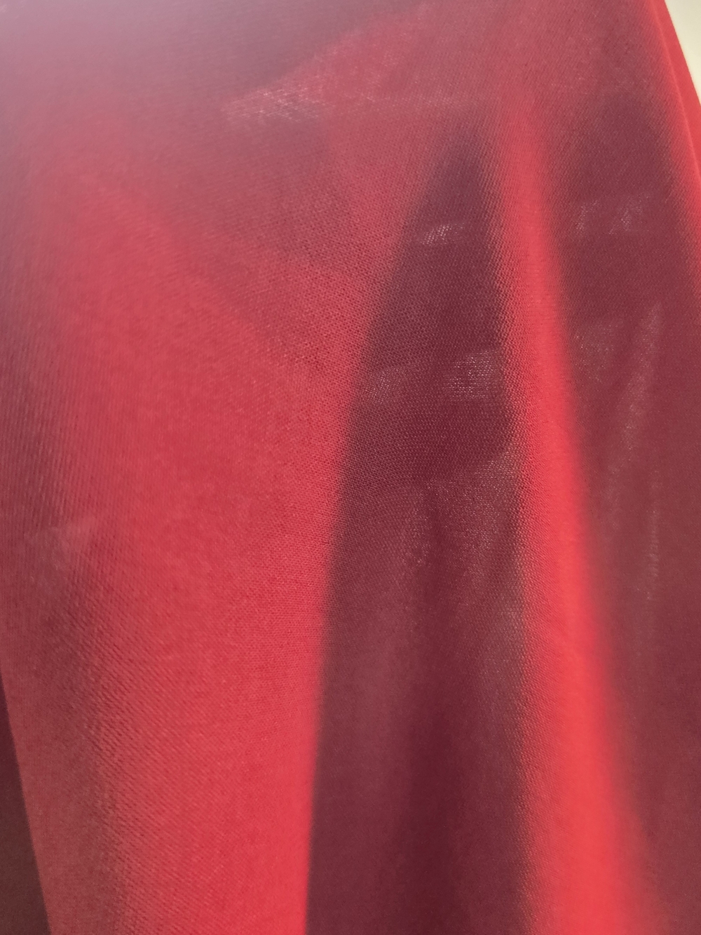 BloomChic Dress Womens Sz 18/20 (2xl) Red Semi Sheer 3/4 Sleeve With Pockets - Picture 5 of 8